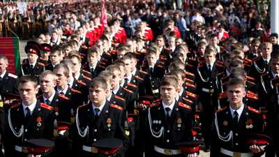 Cossacks parade happened in Krasnodar