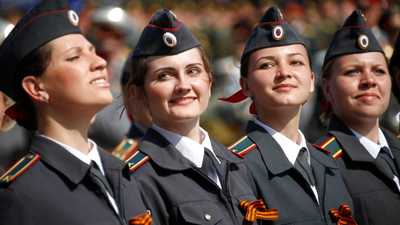 Military parade in honor of Victory Day