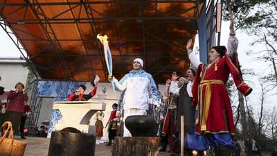 Paralympic Torch Relay in Krasnodar