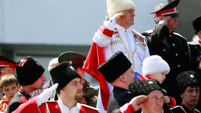 Parade of the Kuban Cossack Army