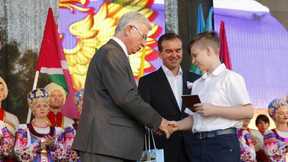 Veniamin Kondratiev and Vladimir Evlanov congratulated Krasnodar citizens on Russia Day