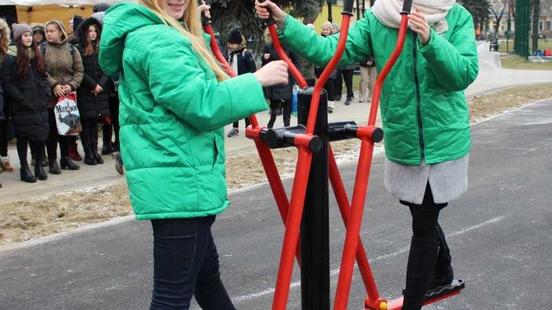 Workout zone opened in the center of Krasnodar