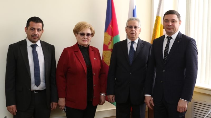 Evgeny Pervyshov hold talks with Andreas Zinonos, the Ambassador Extraordinary and Plenipotentiary of the Republic of Cyprus to the Russian Federation