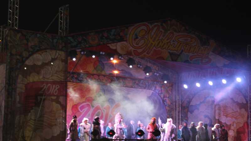 20 thousand citizens and guests of Krasnodar met the New Year at the Theatre Square