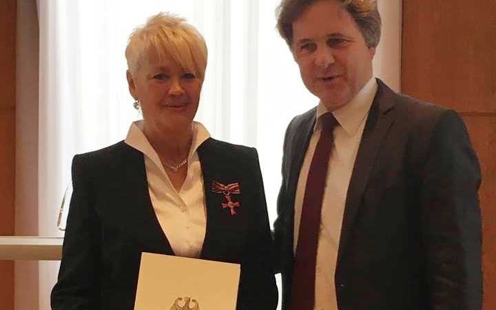 Citizens of Krasnodar congratulated civic activist Christa Köhler on awarding the highest State honours