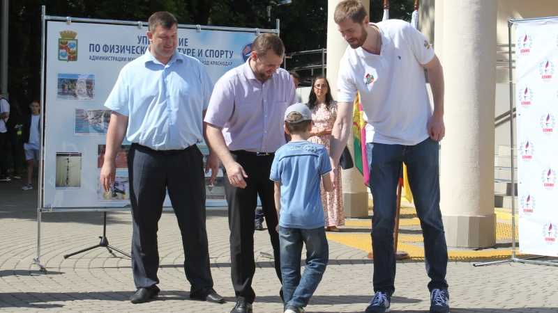 On Children's Day a great sports festival was held in Krasnodar
